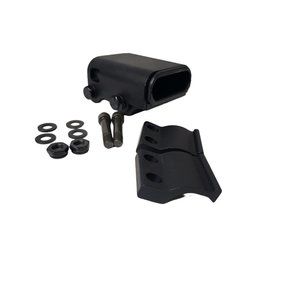 Armrest Receiver Single Post Ht Adj W Clamp Kit And Hardware #10801 Lt Or Rt